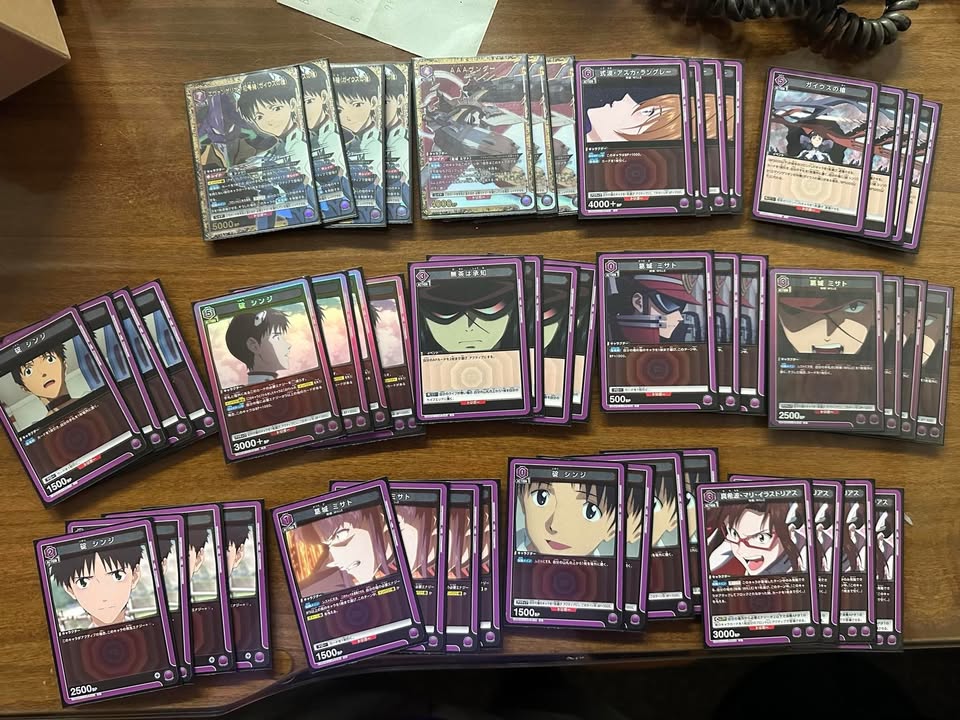 蓋烏斯之槍+AAA 新世紀福音戰士新劇場版 上位卡表