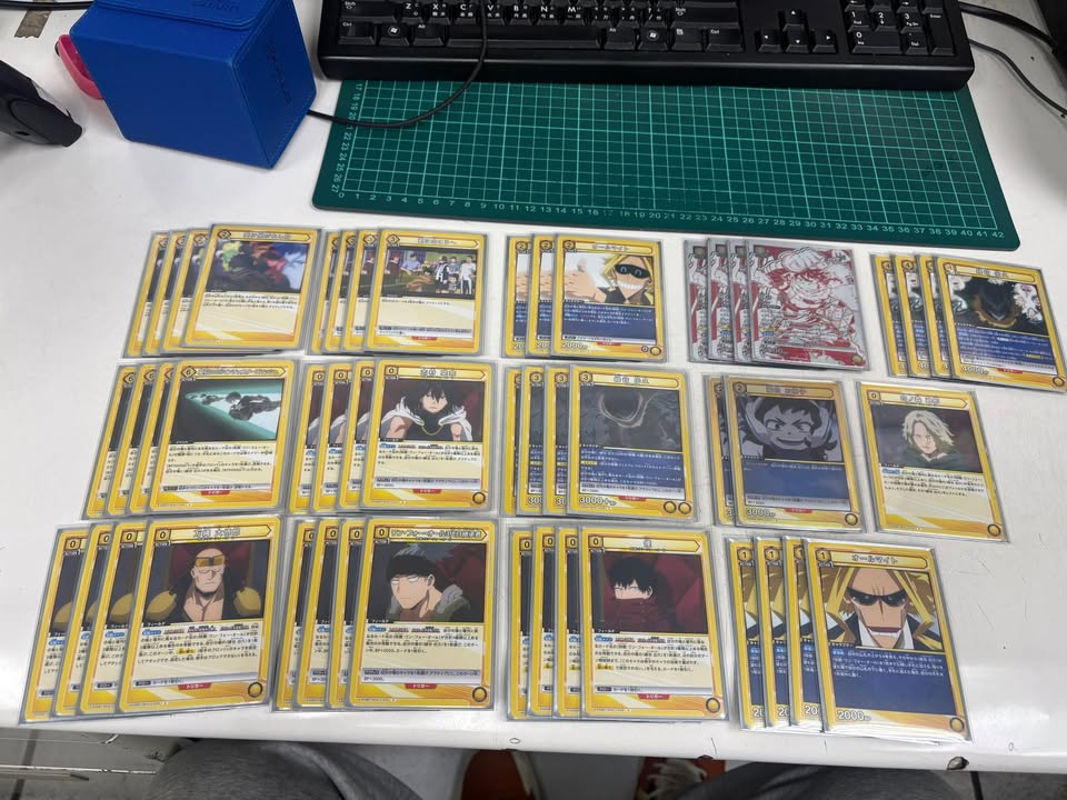 黃色 綠谷 我的英雄學院 上位卡表