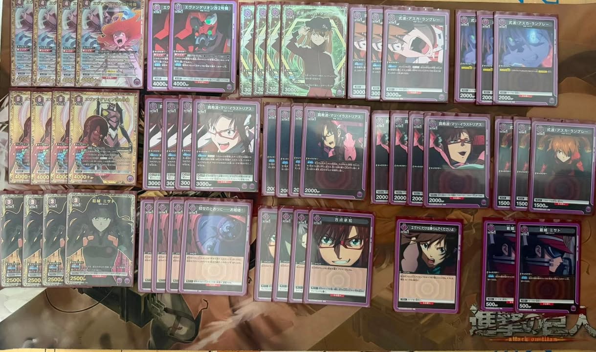 紫EVA WILLE 新世紀福音戰士新劇場版 上位卡表