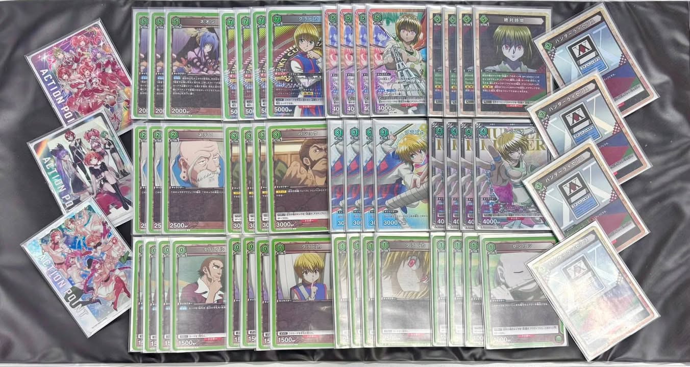 高雄貓腳印(3V3) HUNTER×HUNTER 上位卡表