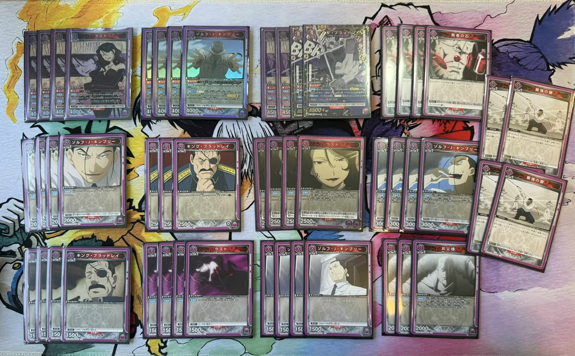Re:0 奪盒賽(3v3) 鋼之錬金術師 FULLMETAL ALCHEMIST 上位卡表